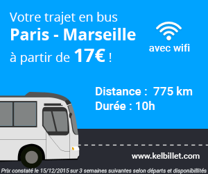 Paris Marseille en bus