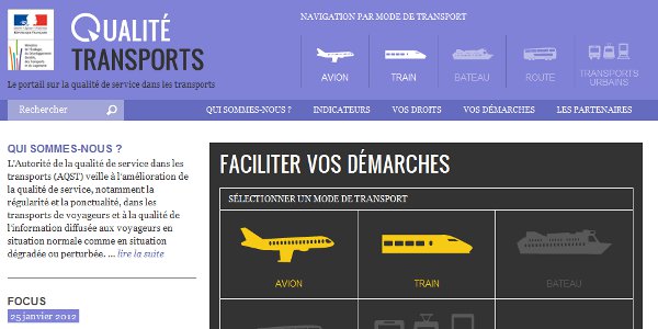 Un site pour informer les voyageurs et faciliter les démarches en cas de problème