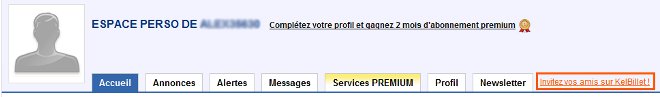 Faites connaître KelBillet.com à vos amis