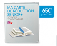 Nouvelle carte de réduction SNCF: carte Senior +