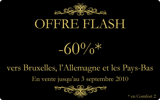 Vente flash thalys